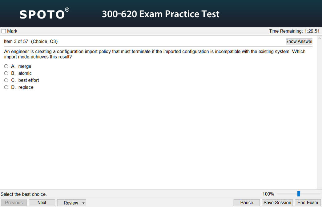 Exam 300-620 Bootcamp